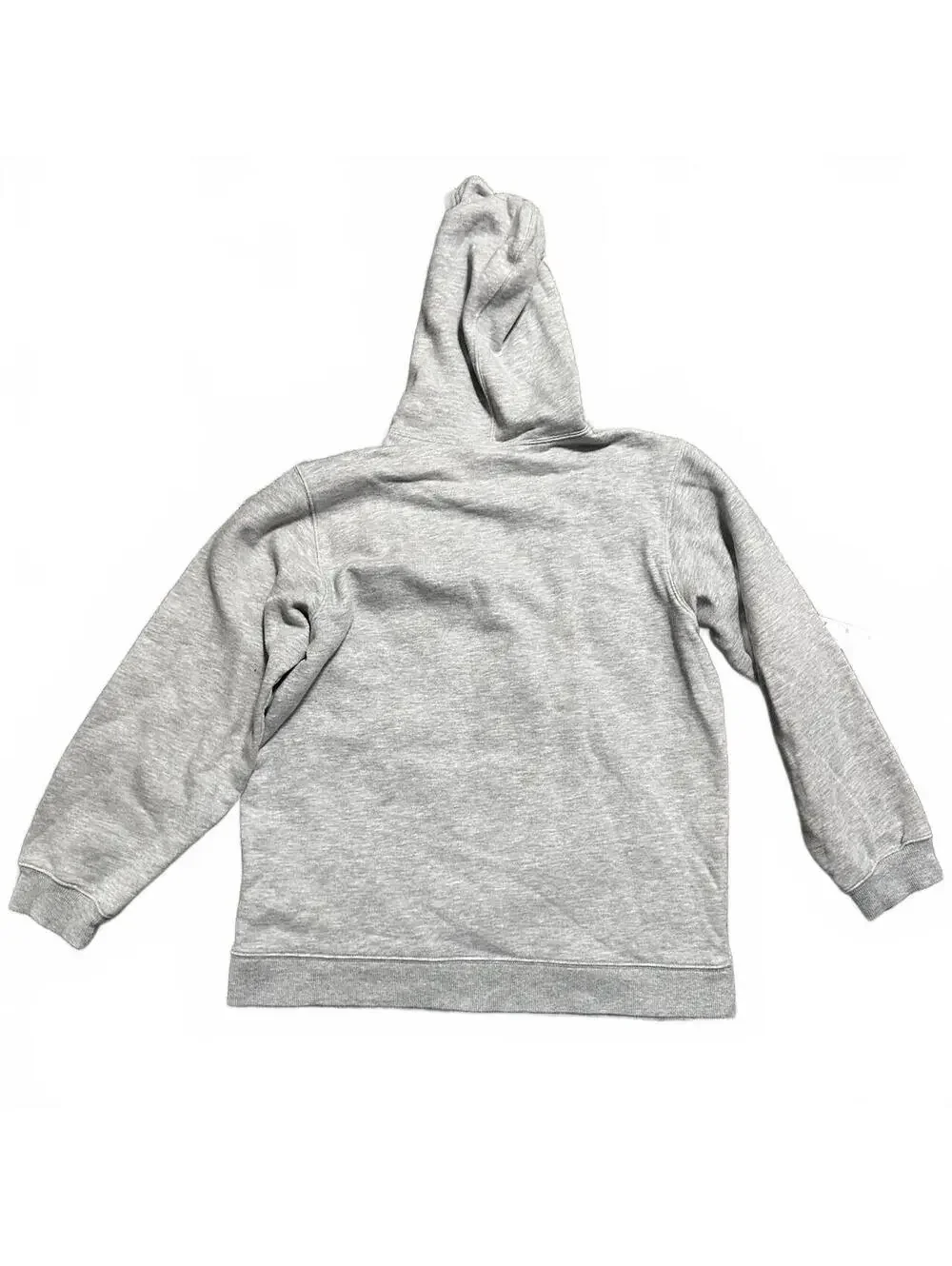 Y2K Adidas Boys (Kids) Large Gray Hoodie with Baby Blue Logo Fits Women’s S